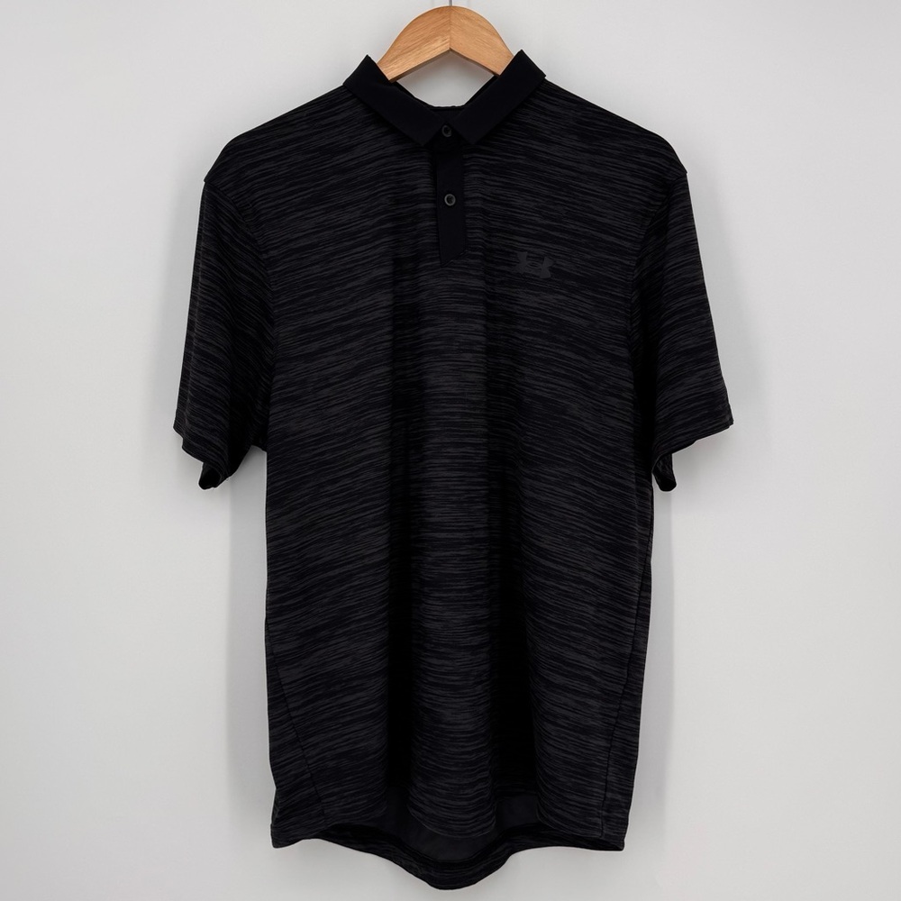 Under Armour ISO-Chill Polo Loose Fit Black Size Large‎